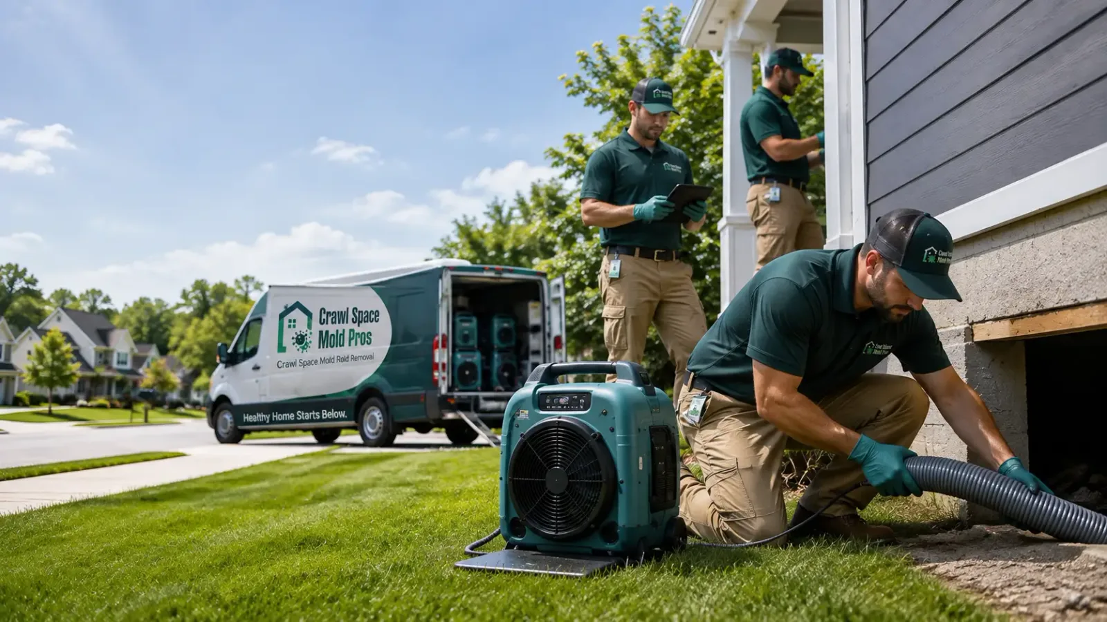 Crawl Space Mold Removal in Cleveland, WI